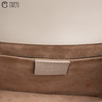 GUCCI White Small Sylvie Shoulder Bag