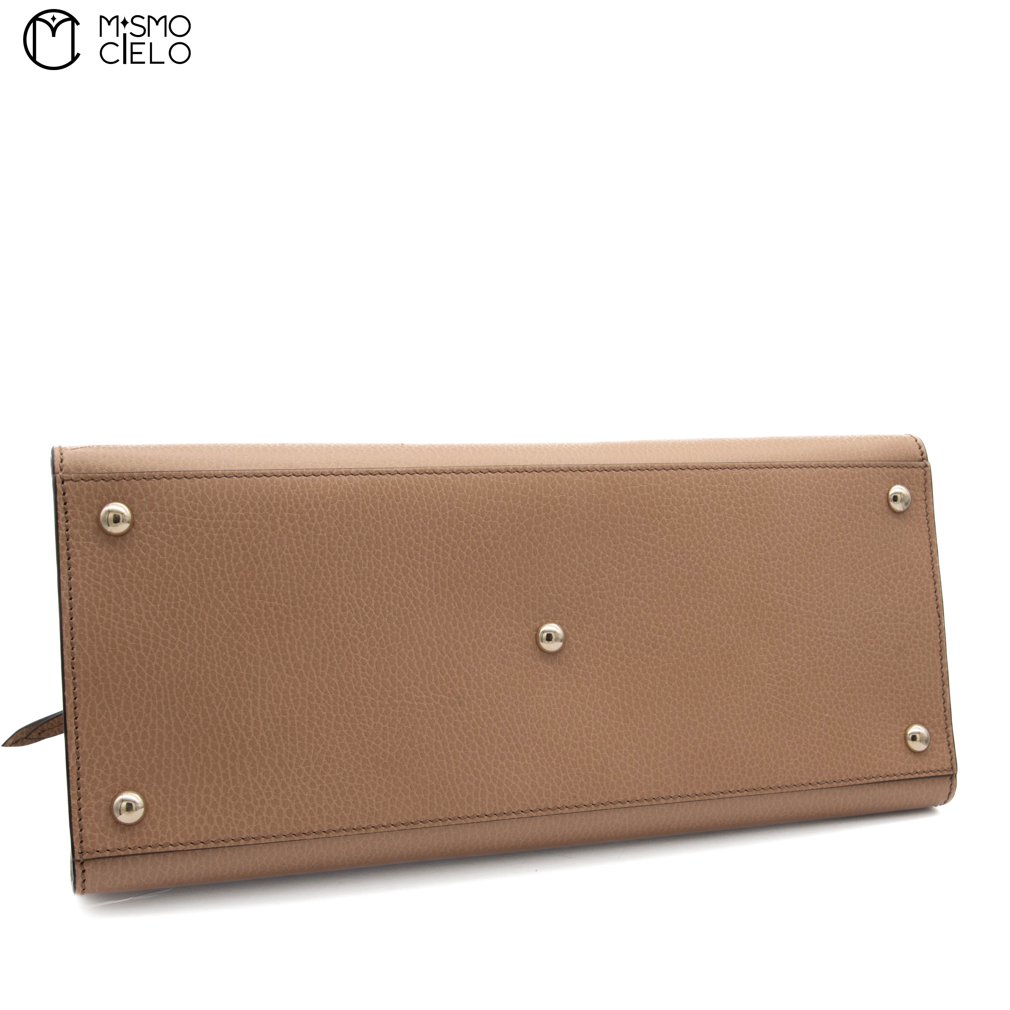 GUCCI Large Beige Soho Leather Handbag