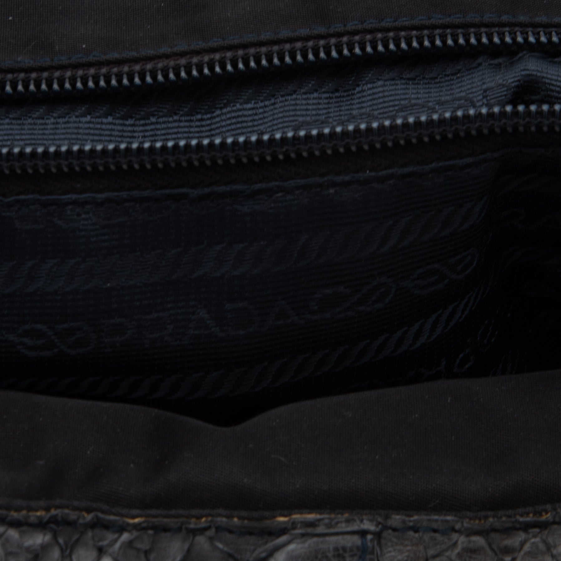 PRADA Python Tote Bag