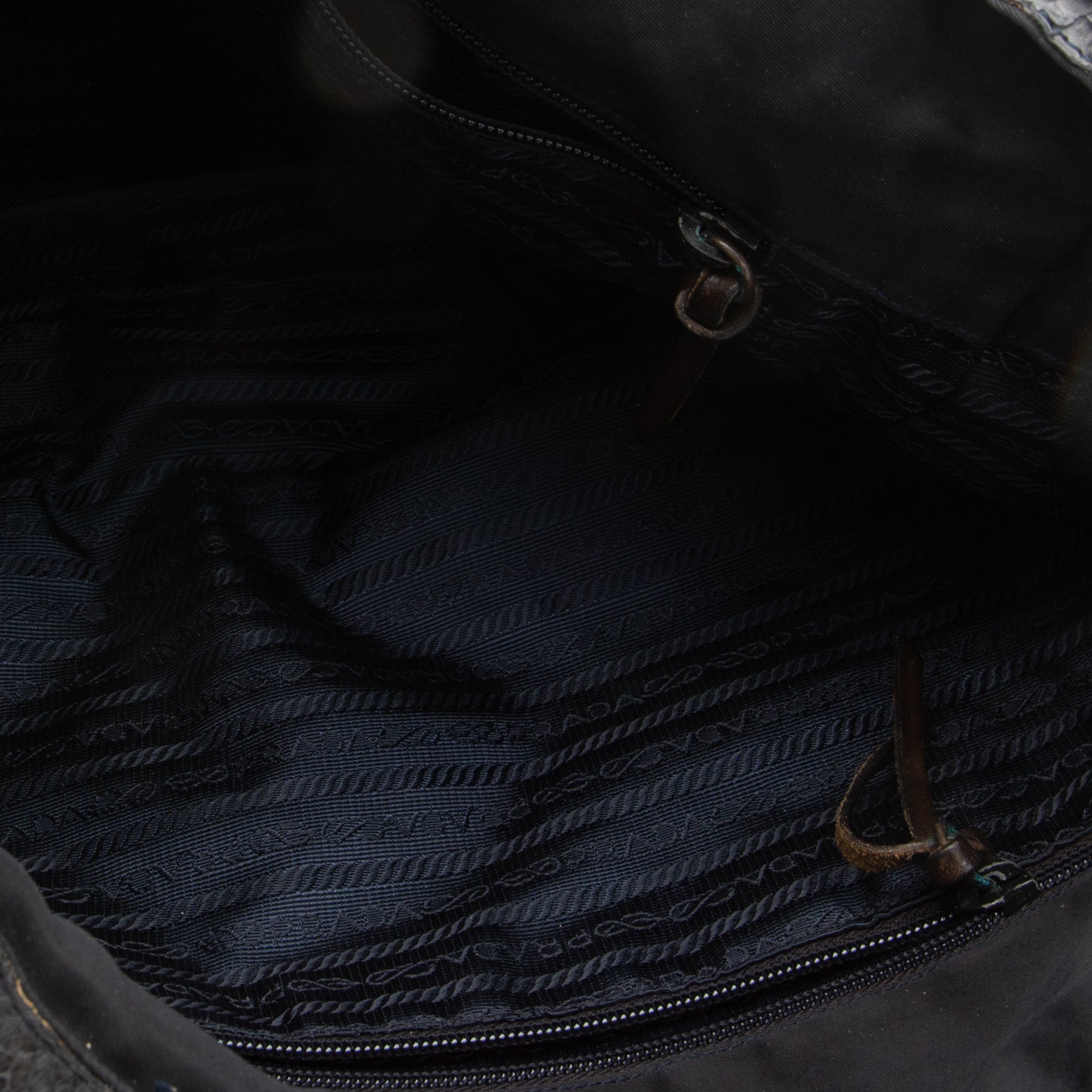PRADA Python Tote Bag