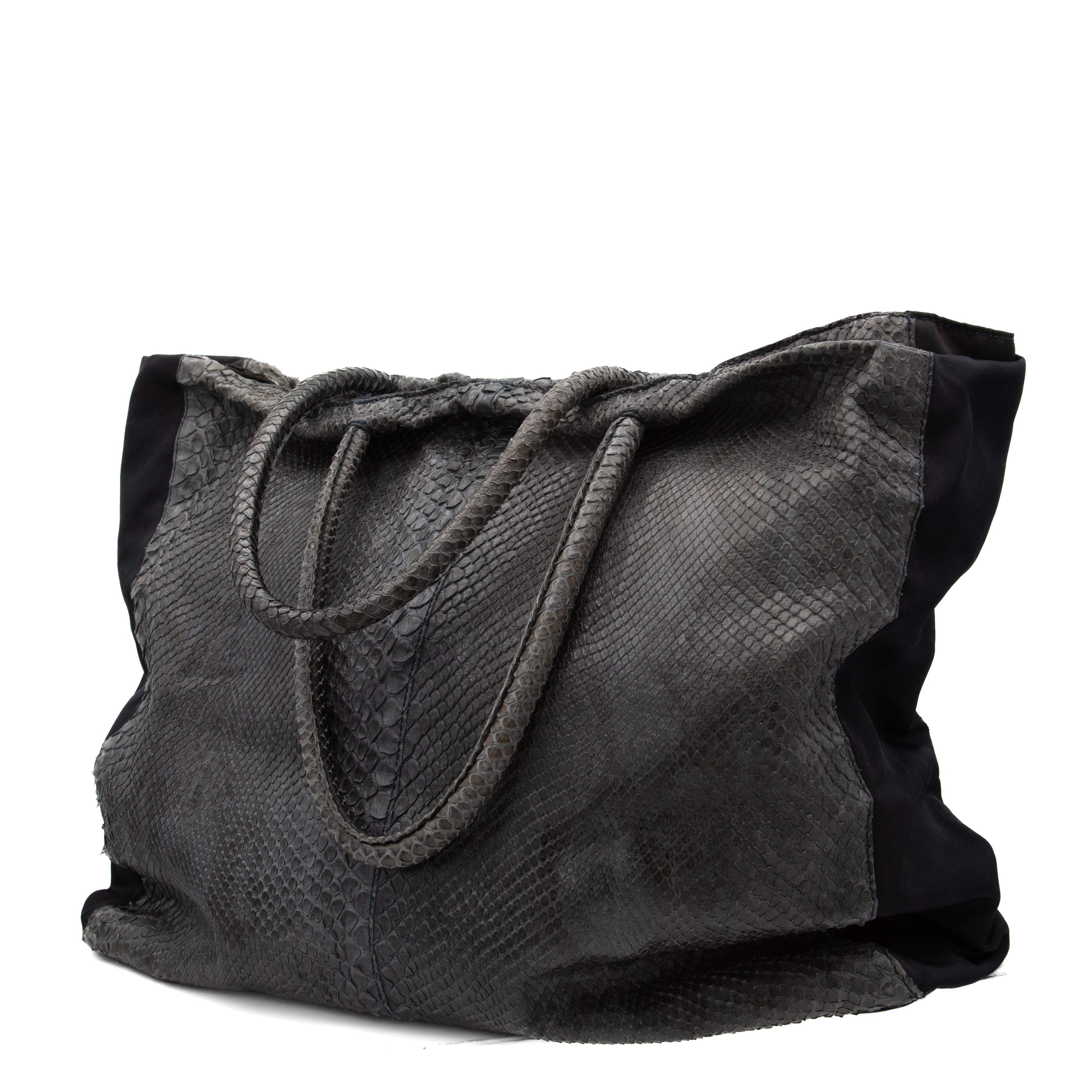 PRADA Python Tote Bag