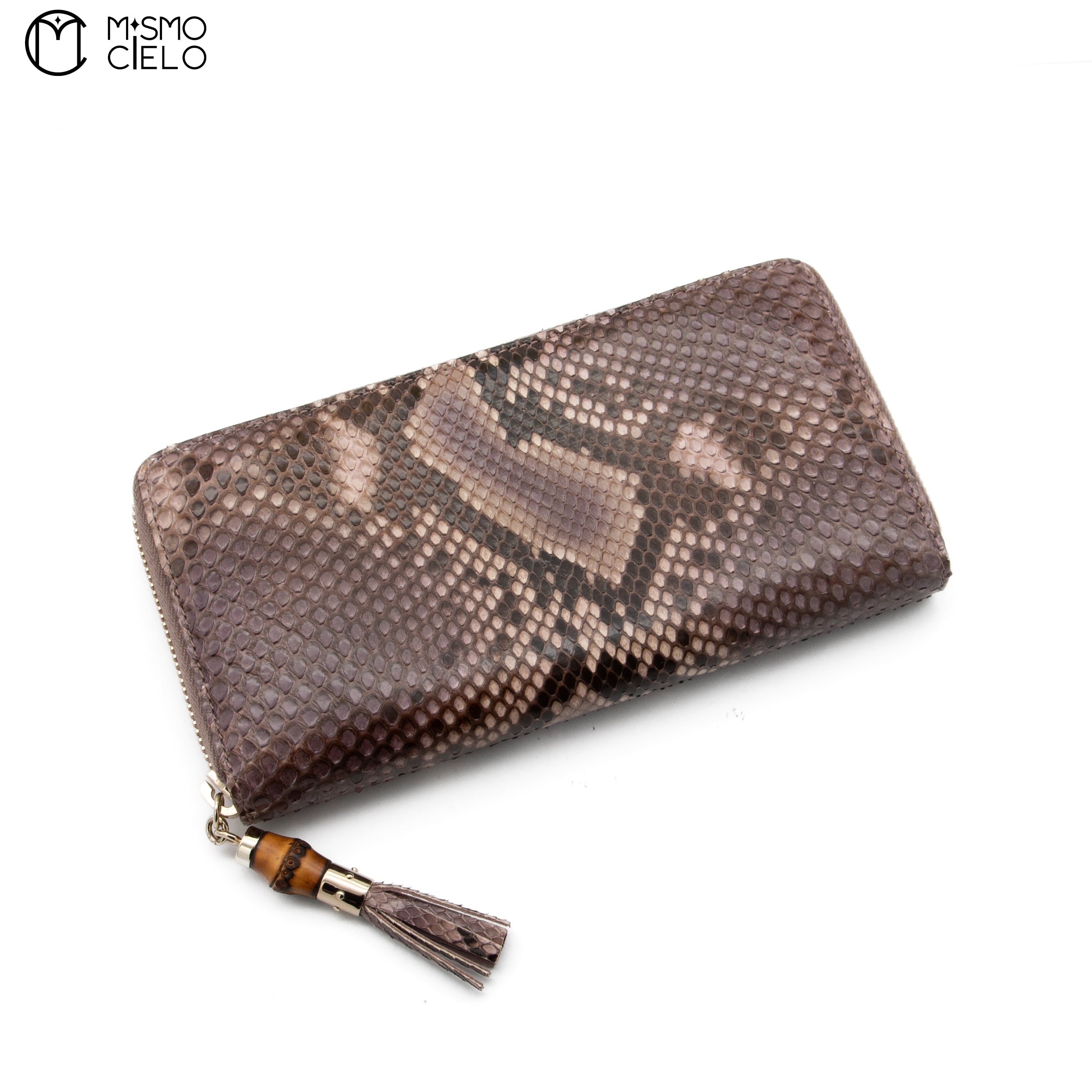 Bamboo Python Zip Wallet