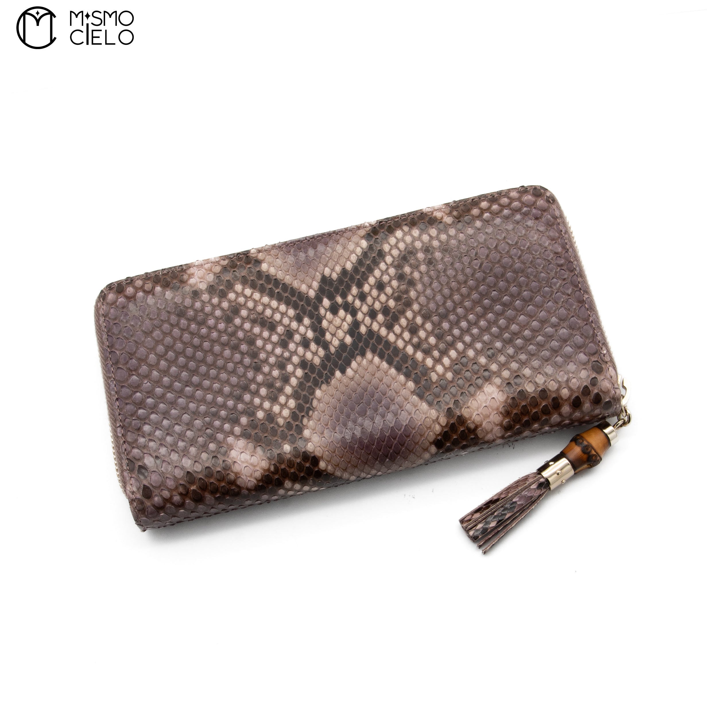 Bamboo Python Zip Wallet