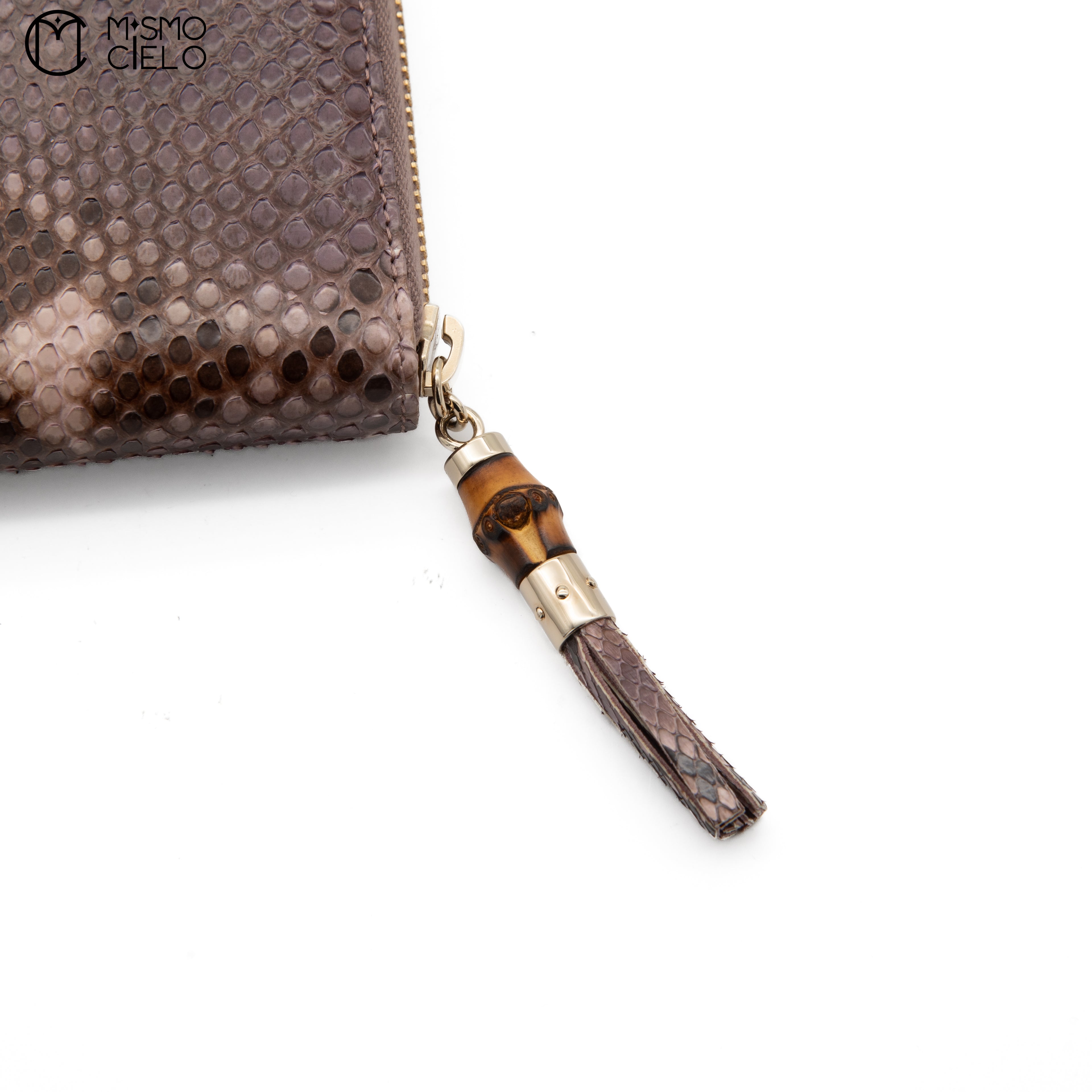 Bamboo Python Zip Wallet