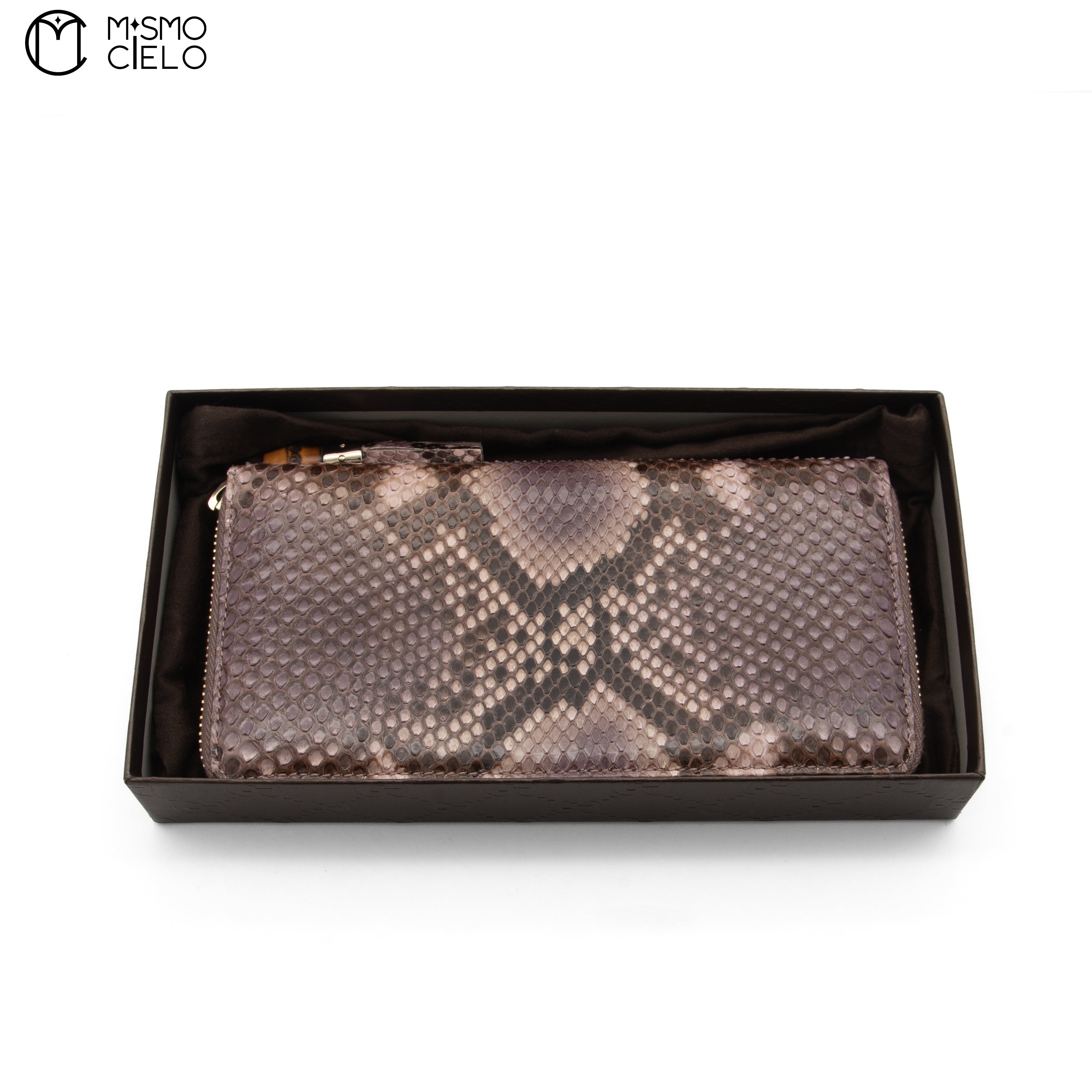 Bamboo Python Zip Wallet