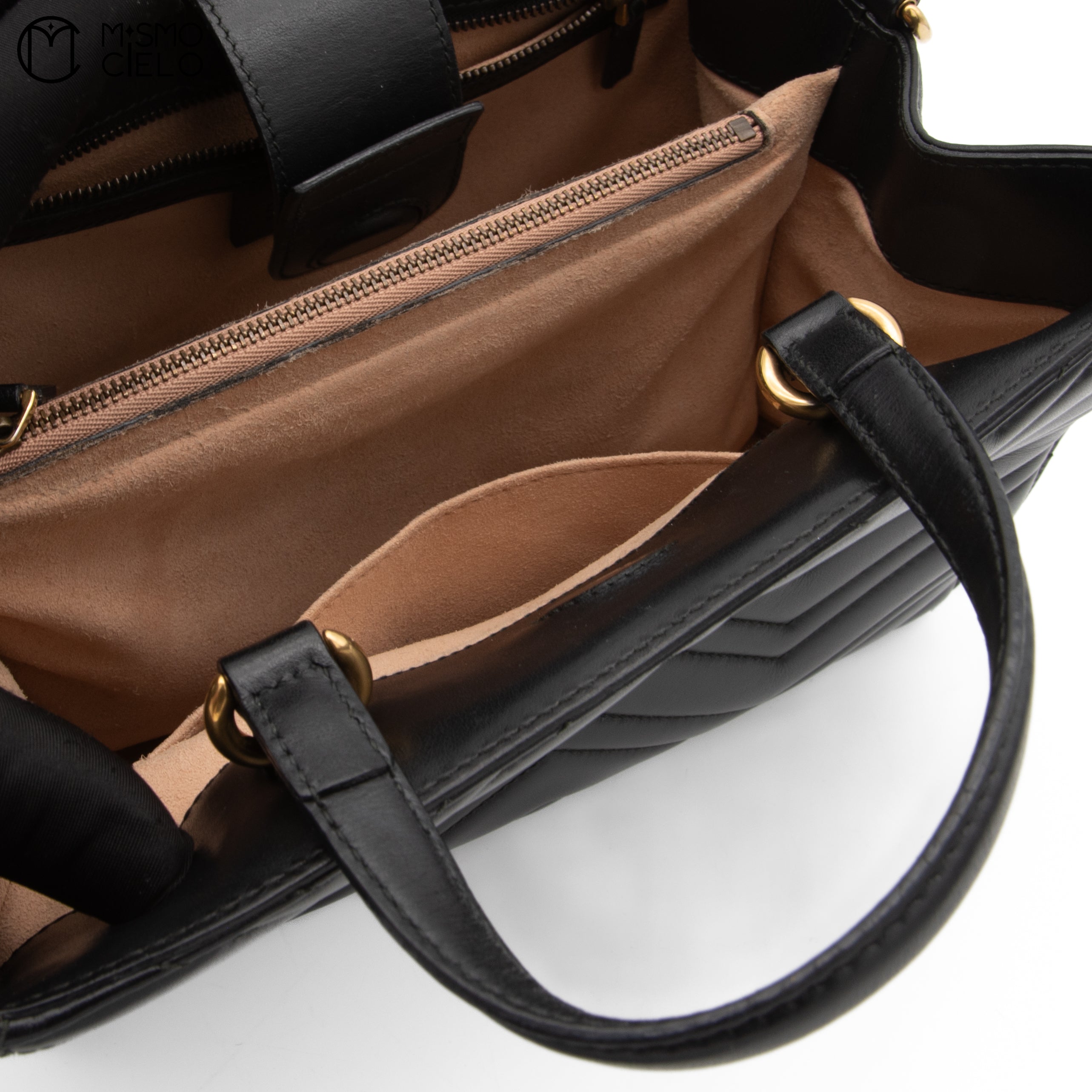 GUCCI GG Marmont Leather 2 Way Shoulder Bag