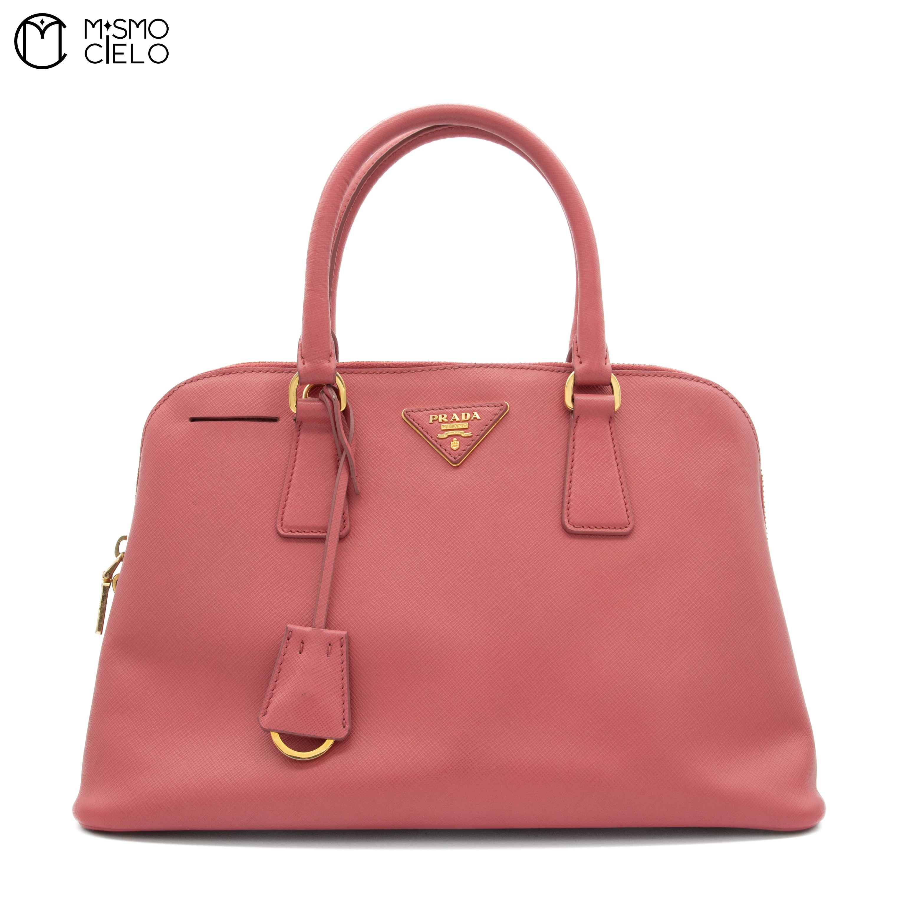 PRADA Pink Small Saffiano Handbag