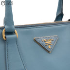 PRADA Blue Galleria Large Handbag