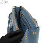 PRADA Blue Galleria Large Handbag