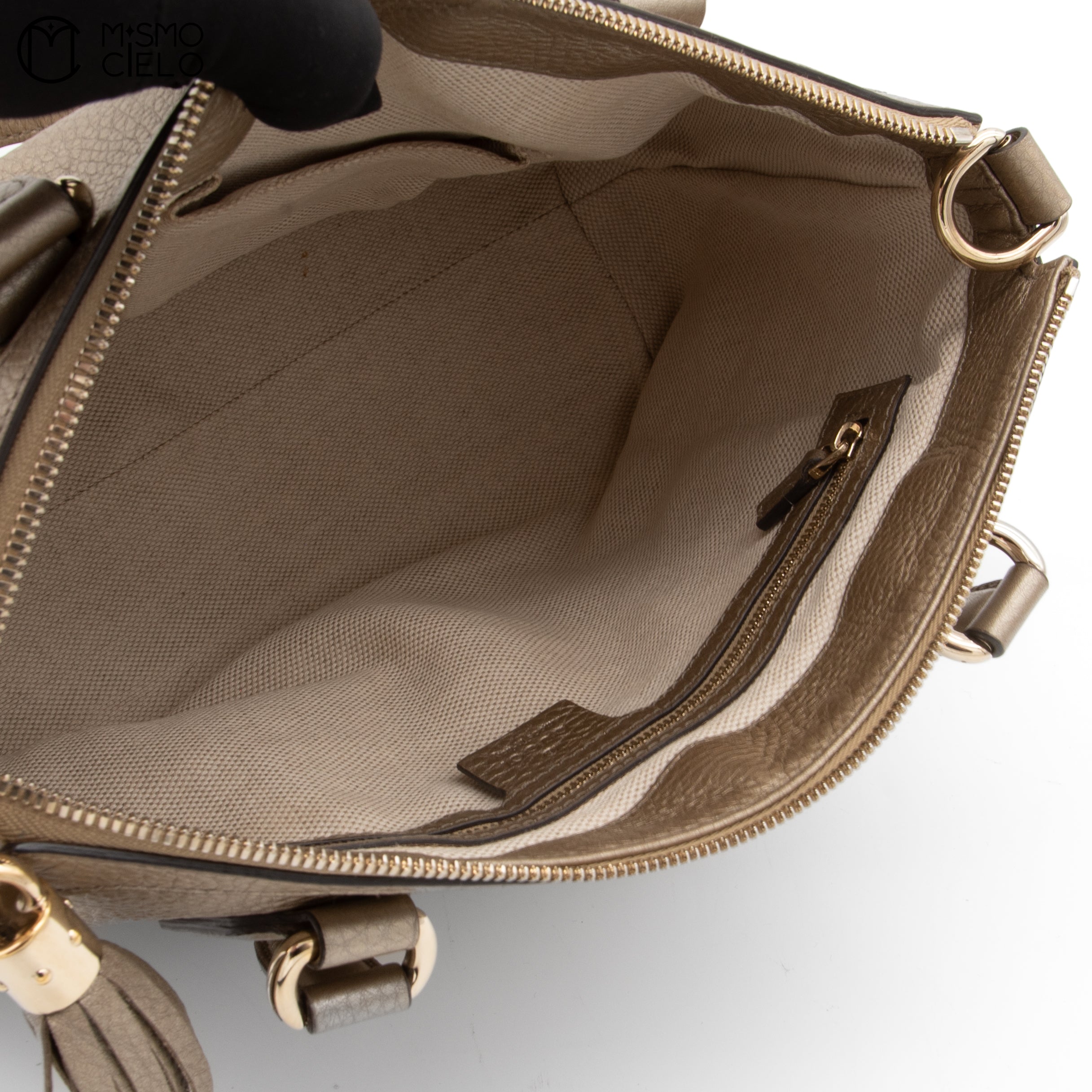 GUCCI Soho 2WAY Bronze Handbag ^