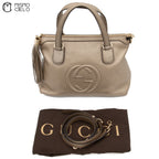 GUCCI Soho 2WAY Bronze Handbag ^