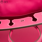 HERMES Authenticated Birkin 35 Epsom Rose Tyrian Handbag