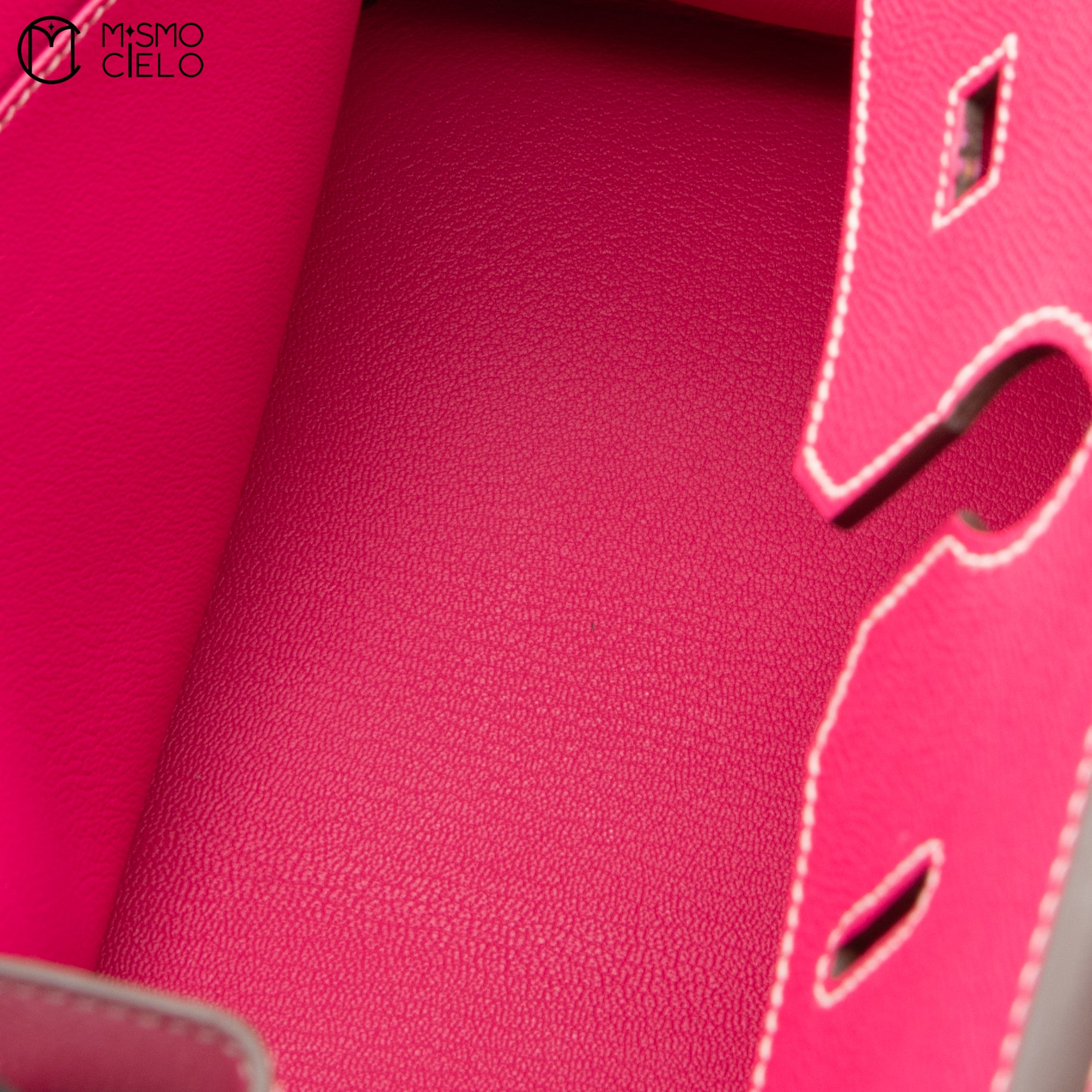 HERMES Authenticated Birkin 35 Epsom Rose Tyrian Handbag