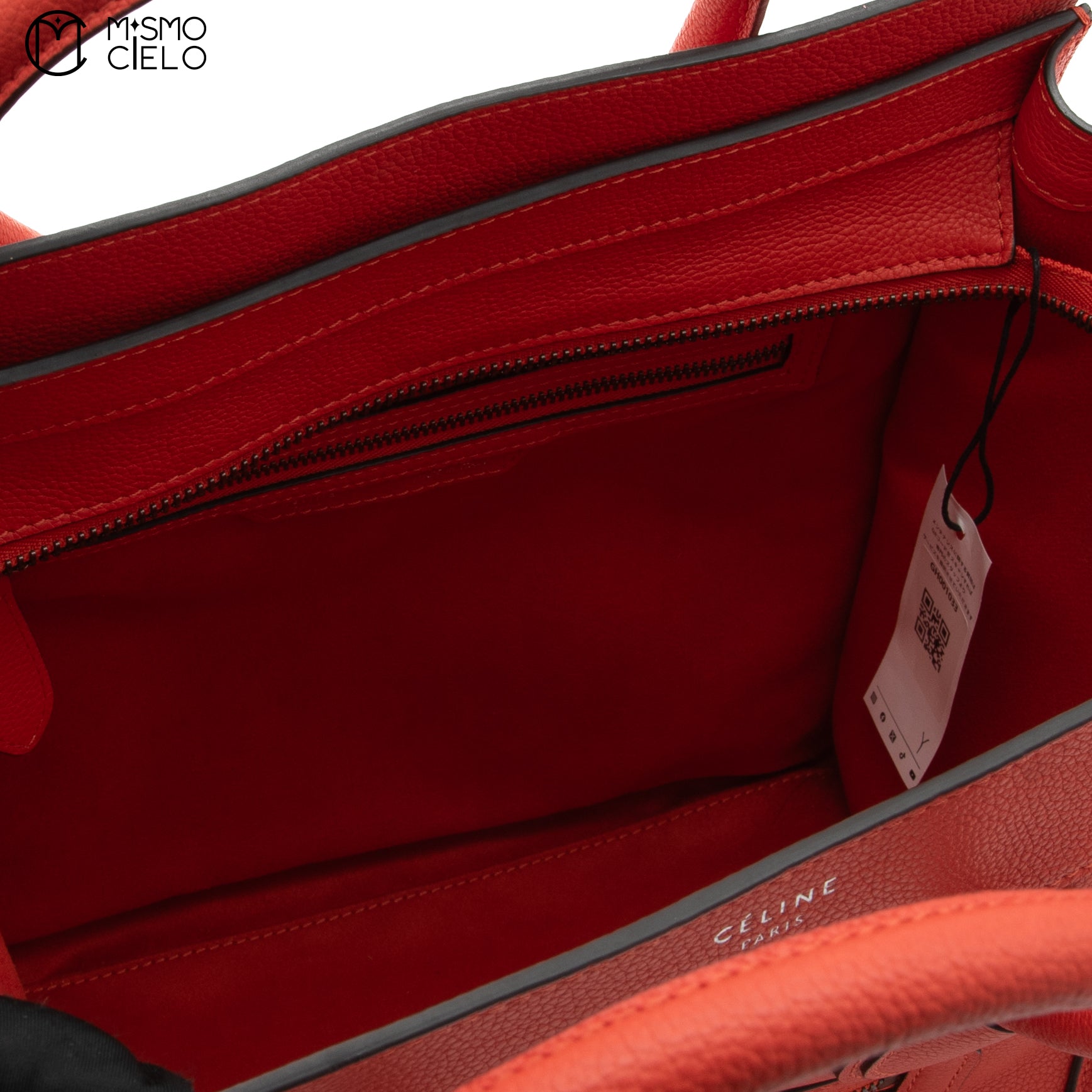 CELINE Coquelicot Mini Luggage Bag