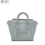 CELINE Sage Grey Nano Luggage Bag ^