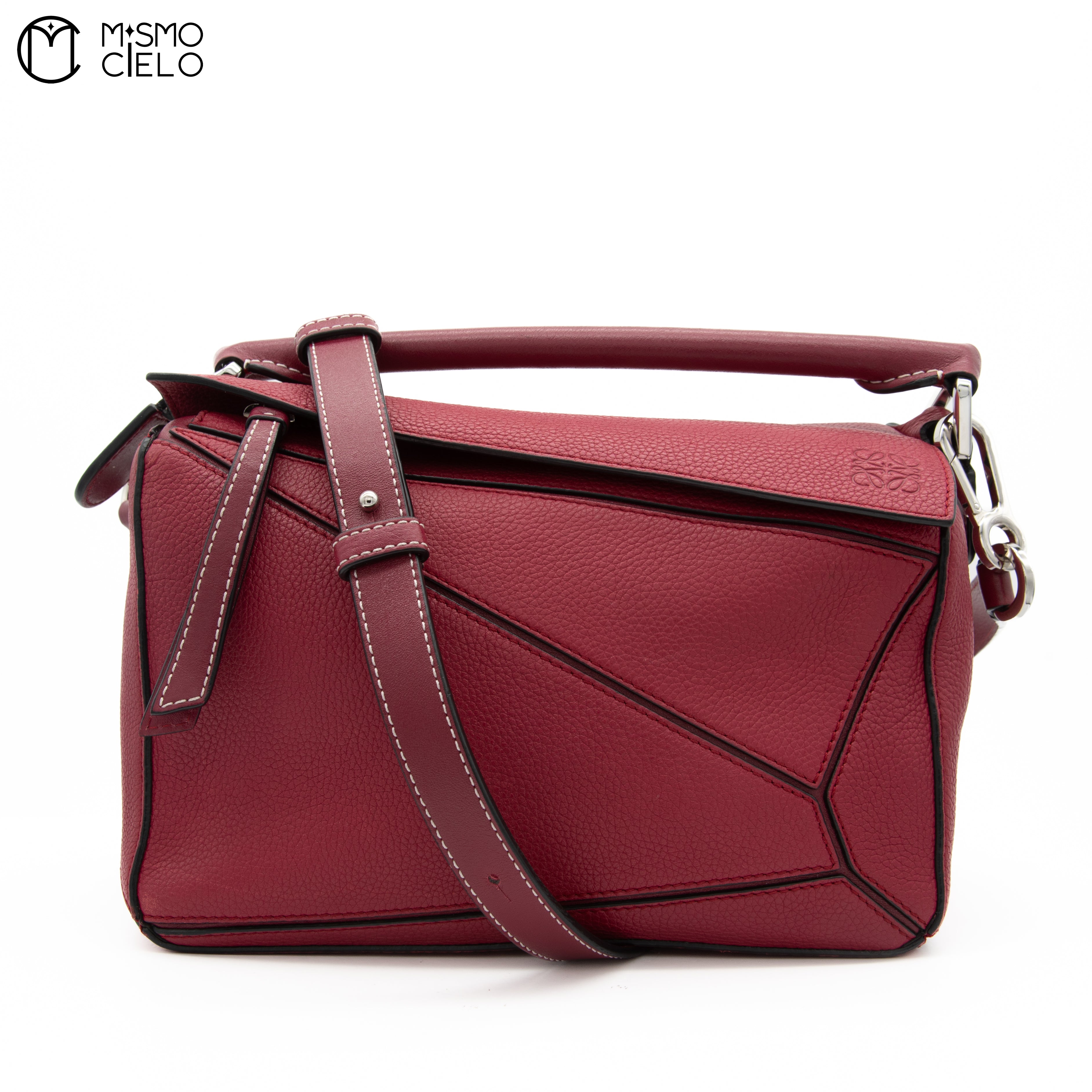 LOEWE Raspberry PM Puzzle Handbag