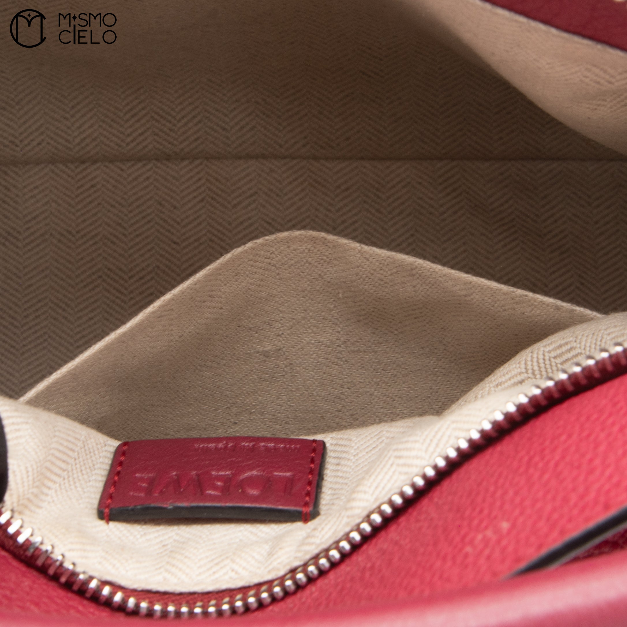 LOEWE Raspberry PM Puzzle Handbag