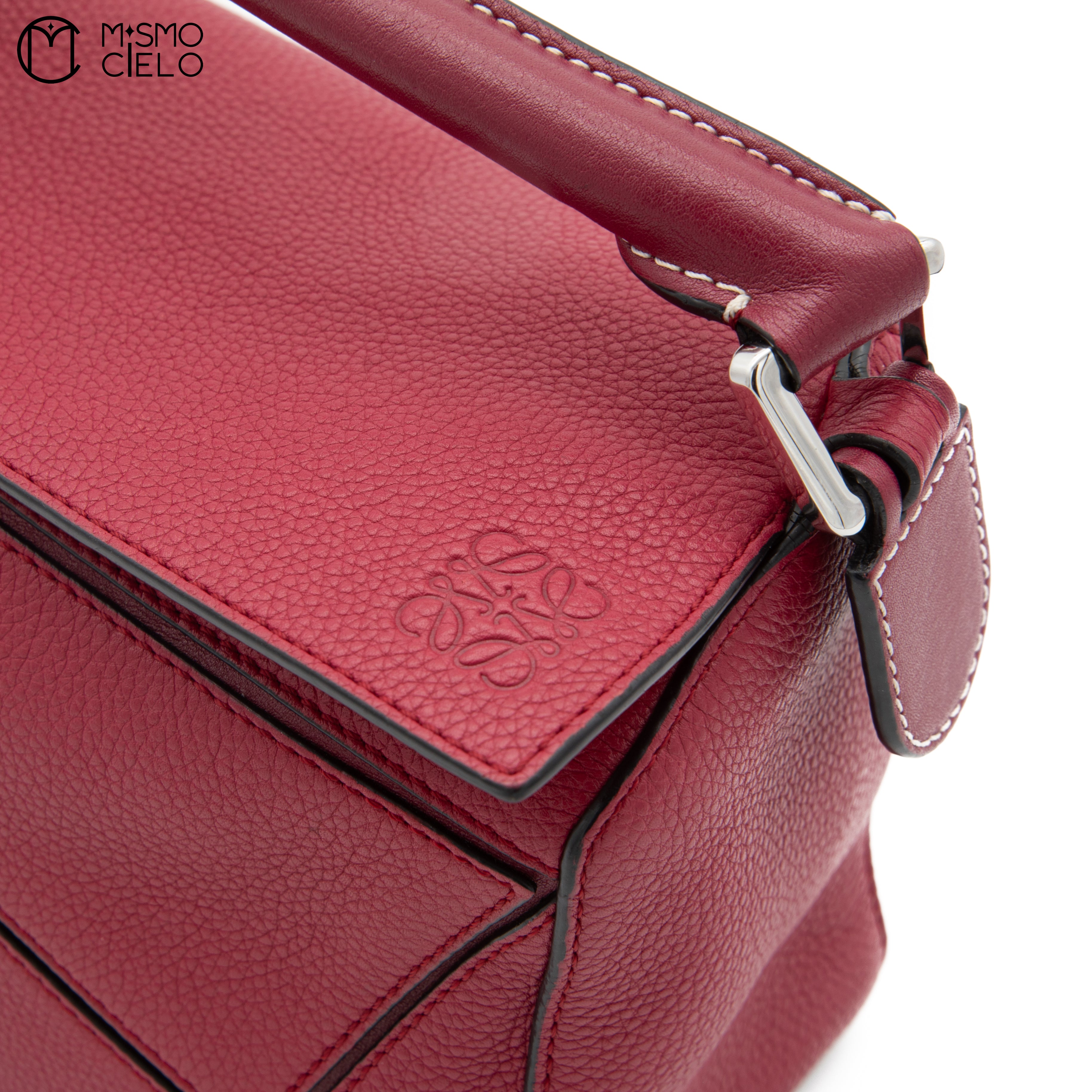 LOEWE Raspberry PM Puzzle Handbag