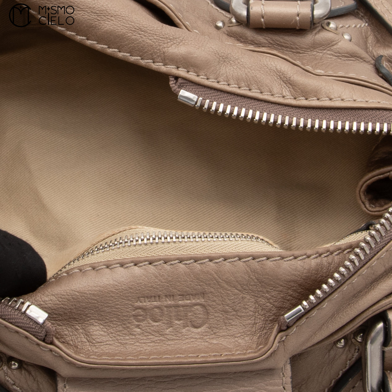CHLOE Beige Cream Paddington Handbag