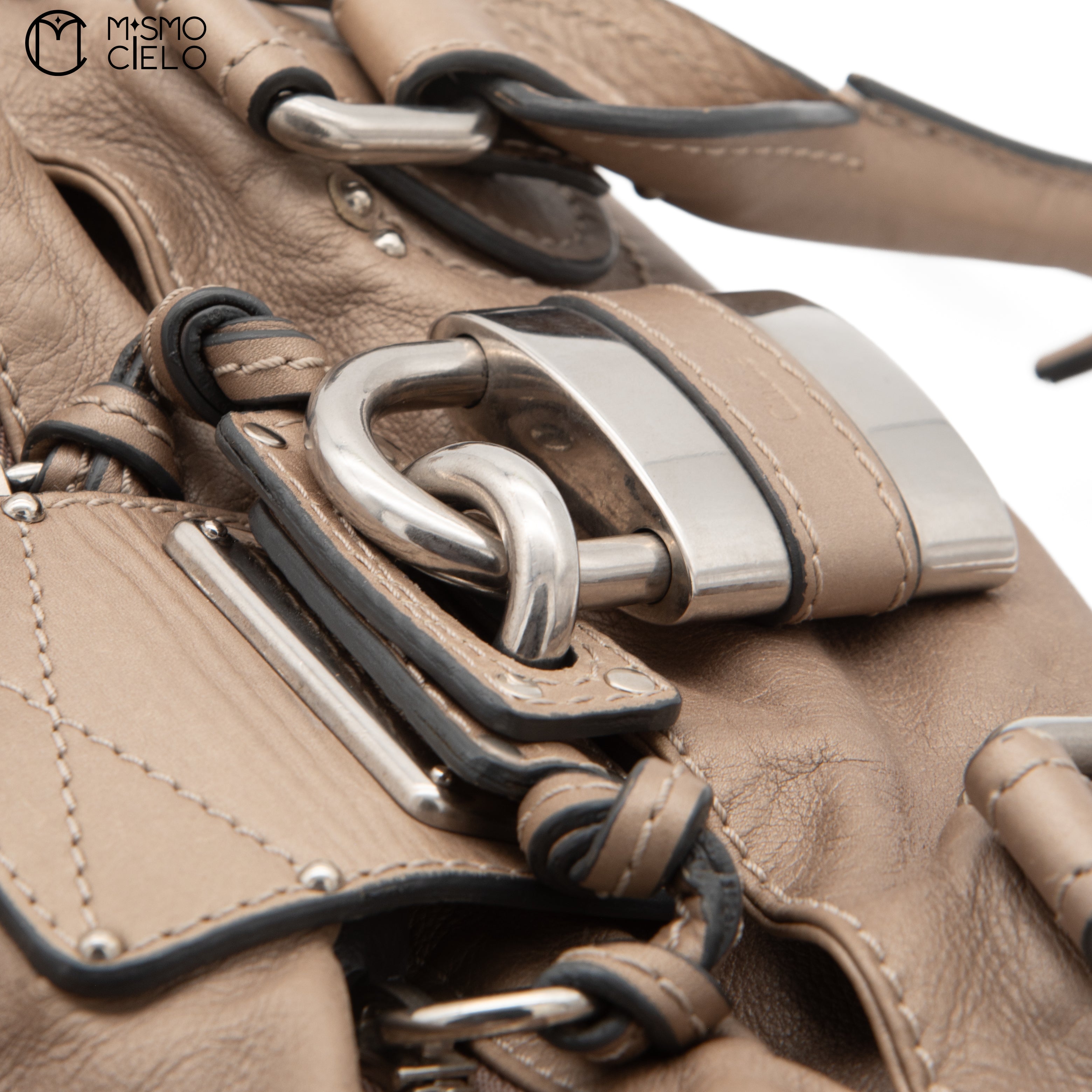 CHLOE Beige Cream Paddington Handbag