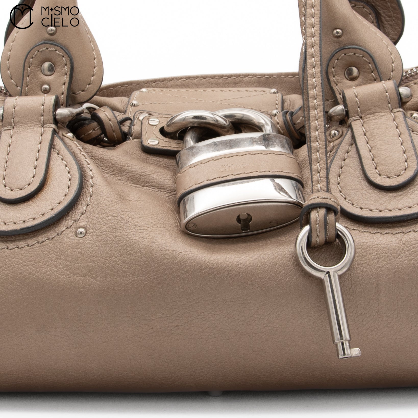 CHLOE Beige Cream Paddington Handbag