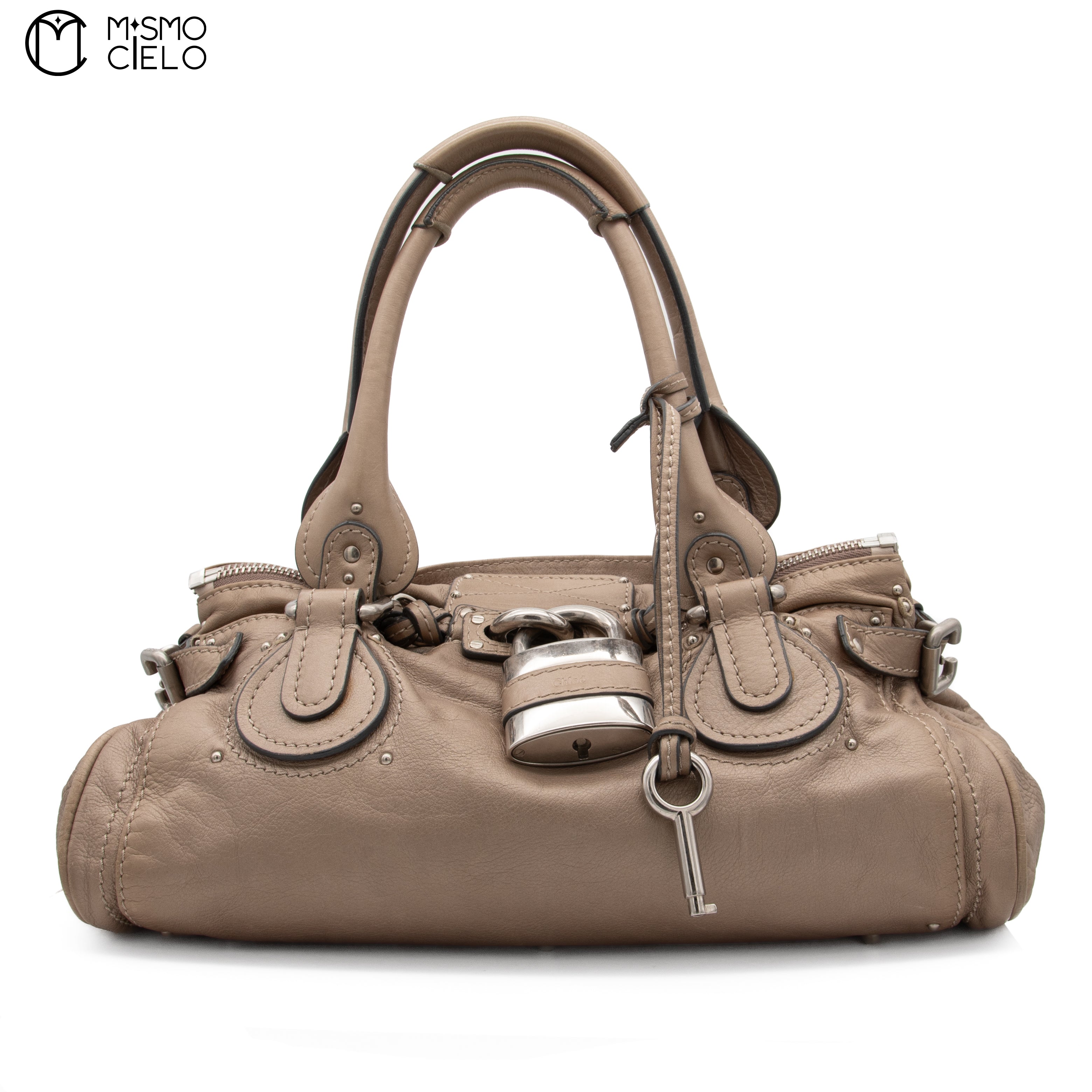 CHLOE Beige Cream Paddington Handbag