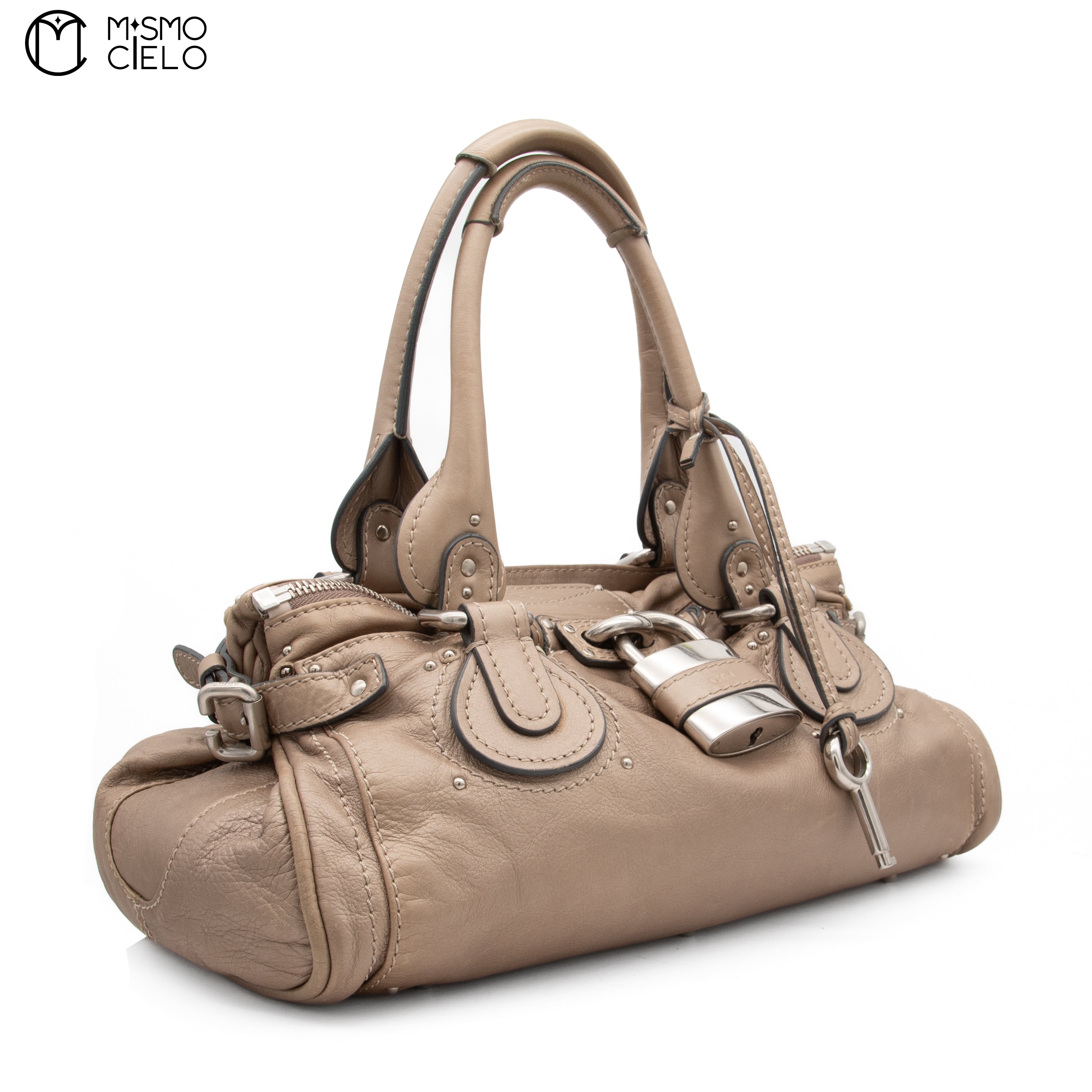 CHLOE Beige Cream Paddington Handbag