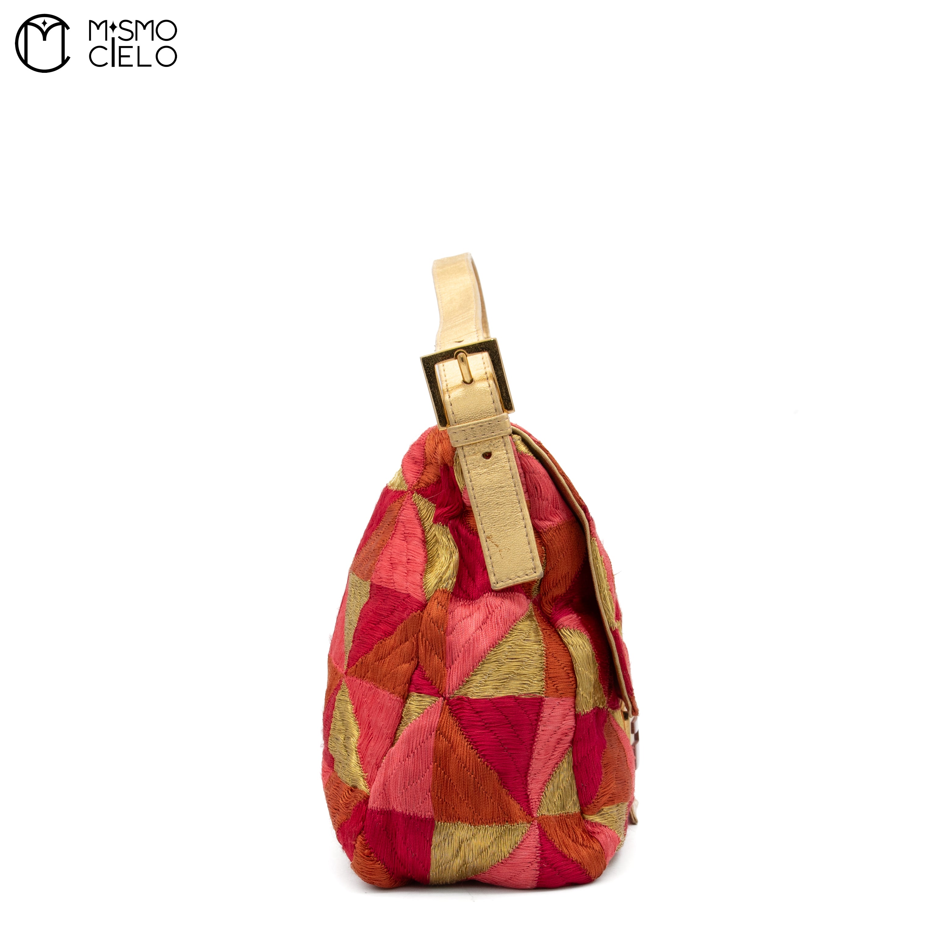 Mamma Bucket Fabric Shoulder Bag