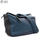 Blue MM Puzzle Handbag