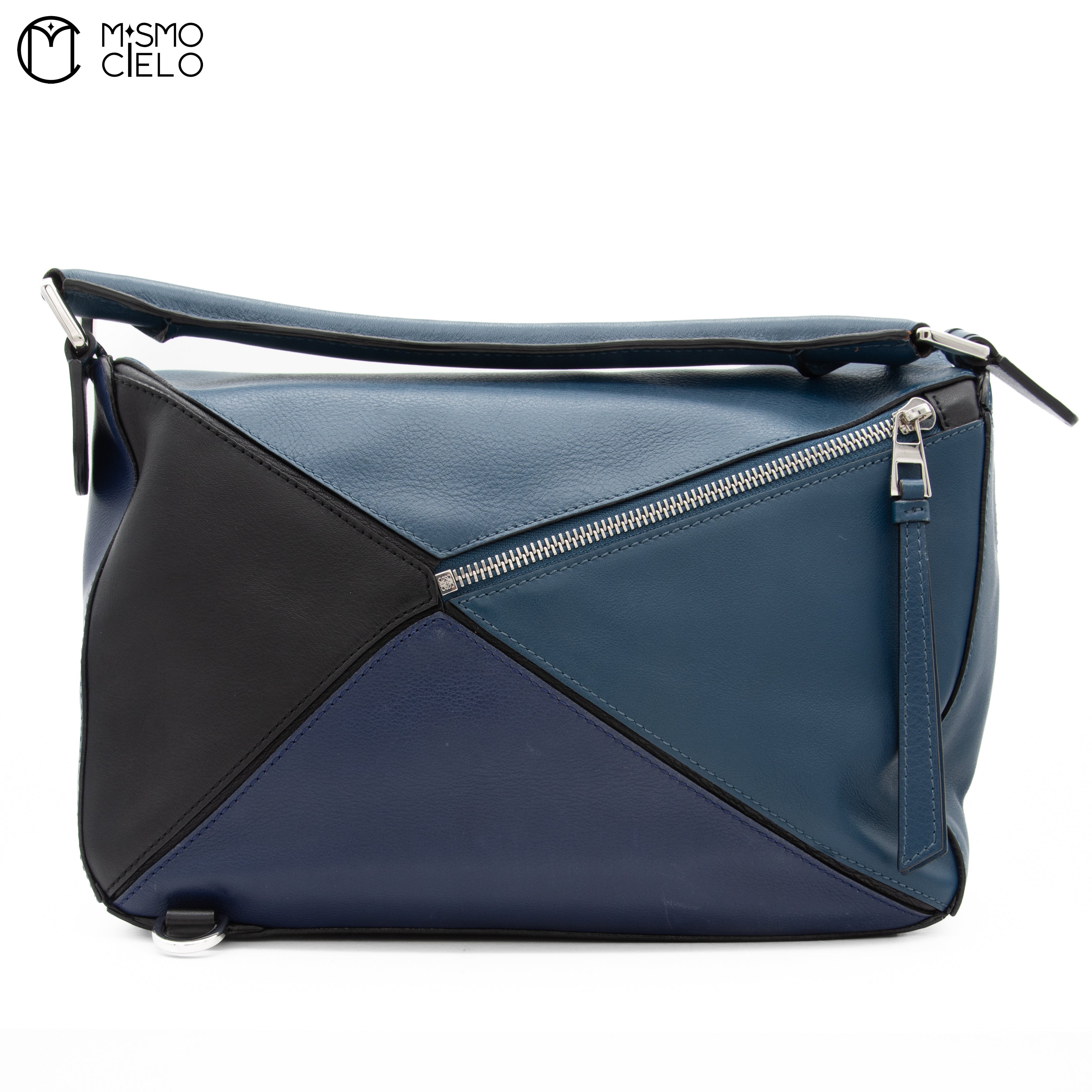 Blue MM Puzzle Handbag