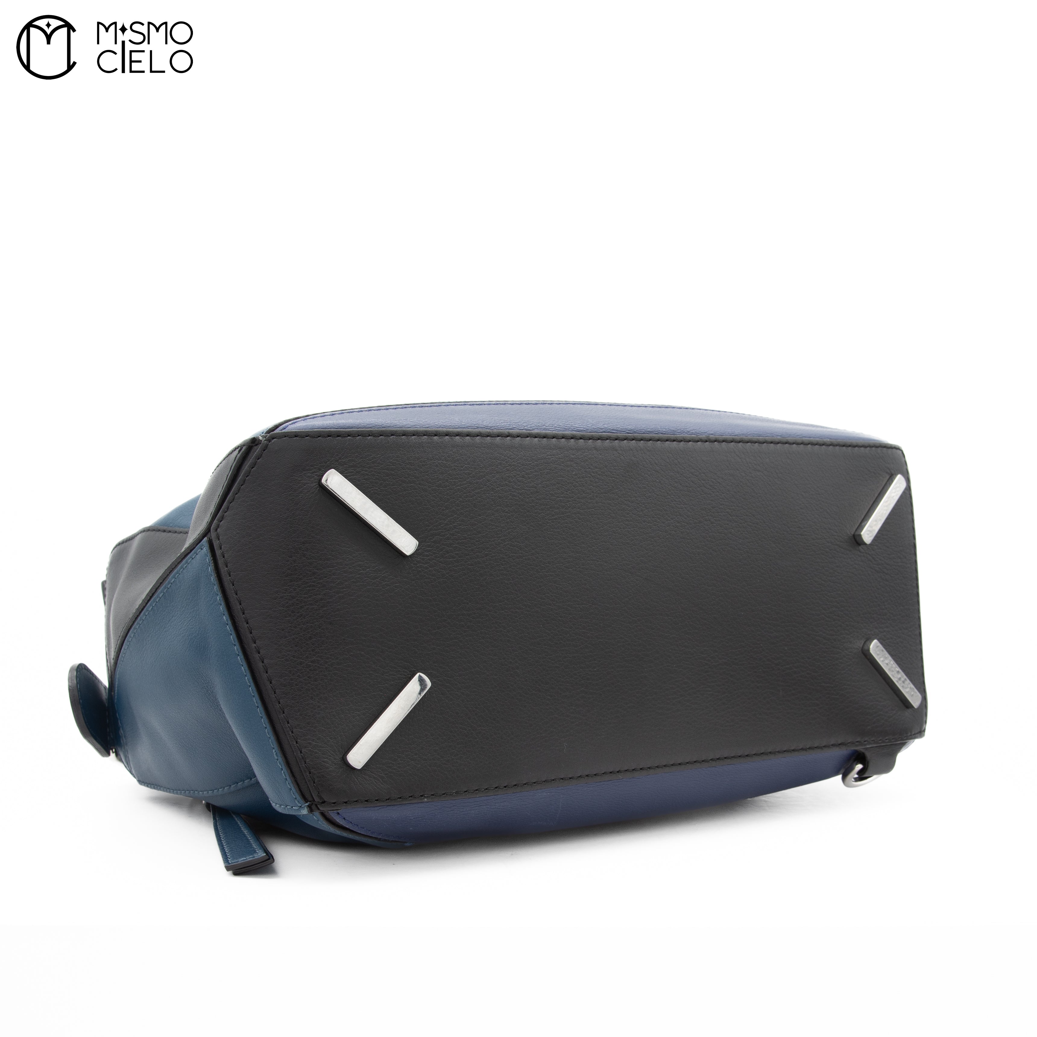 Blue MM Puzzle Handbag