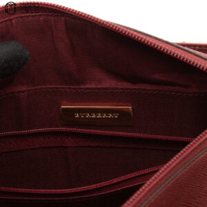 Burgundy and Nova check Tote bag