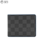 Blue and Black Portefeuille Check