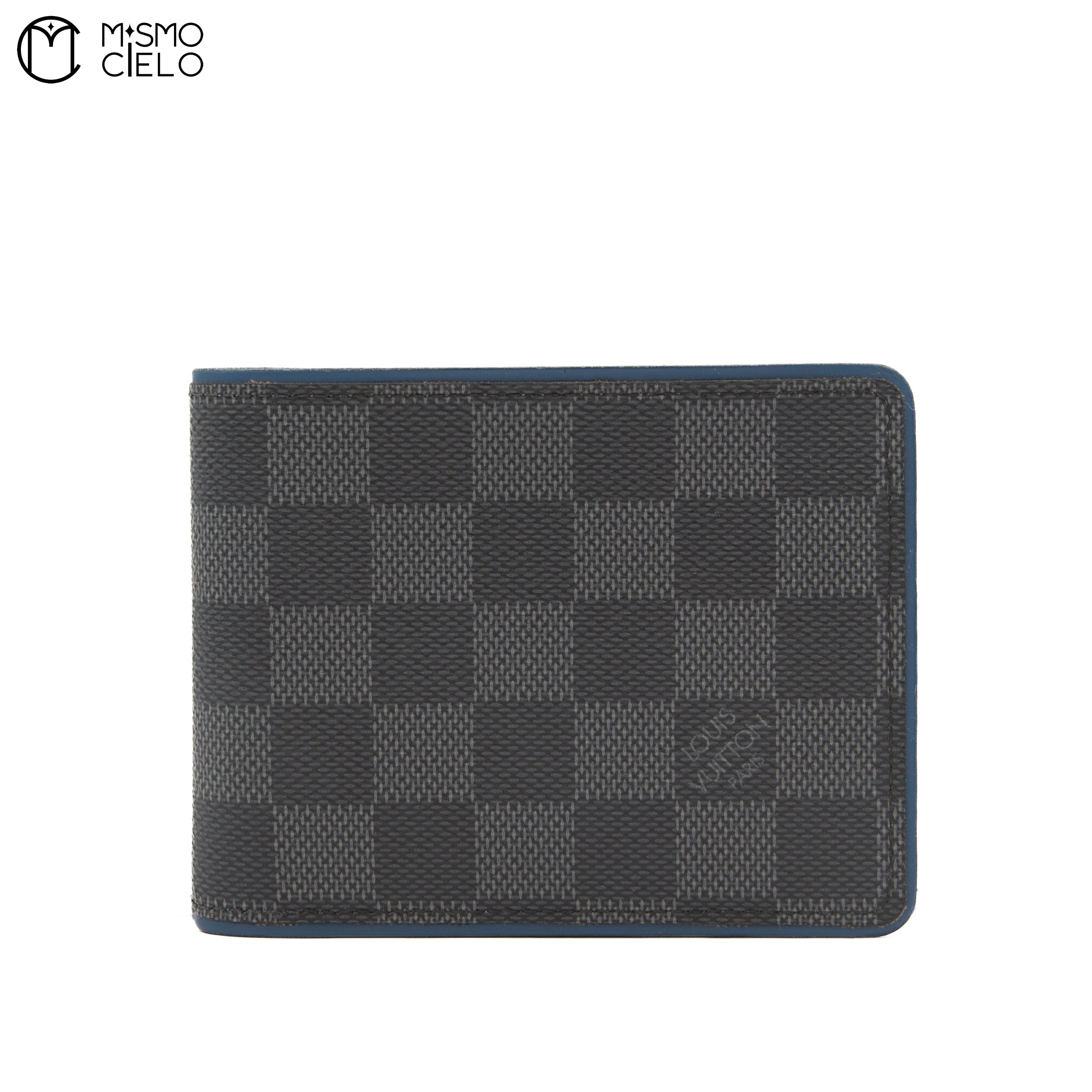 Blue and Black Portefeuille Check