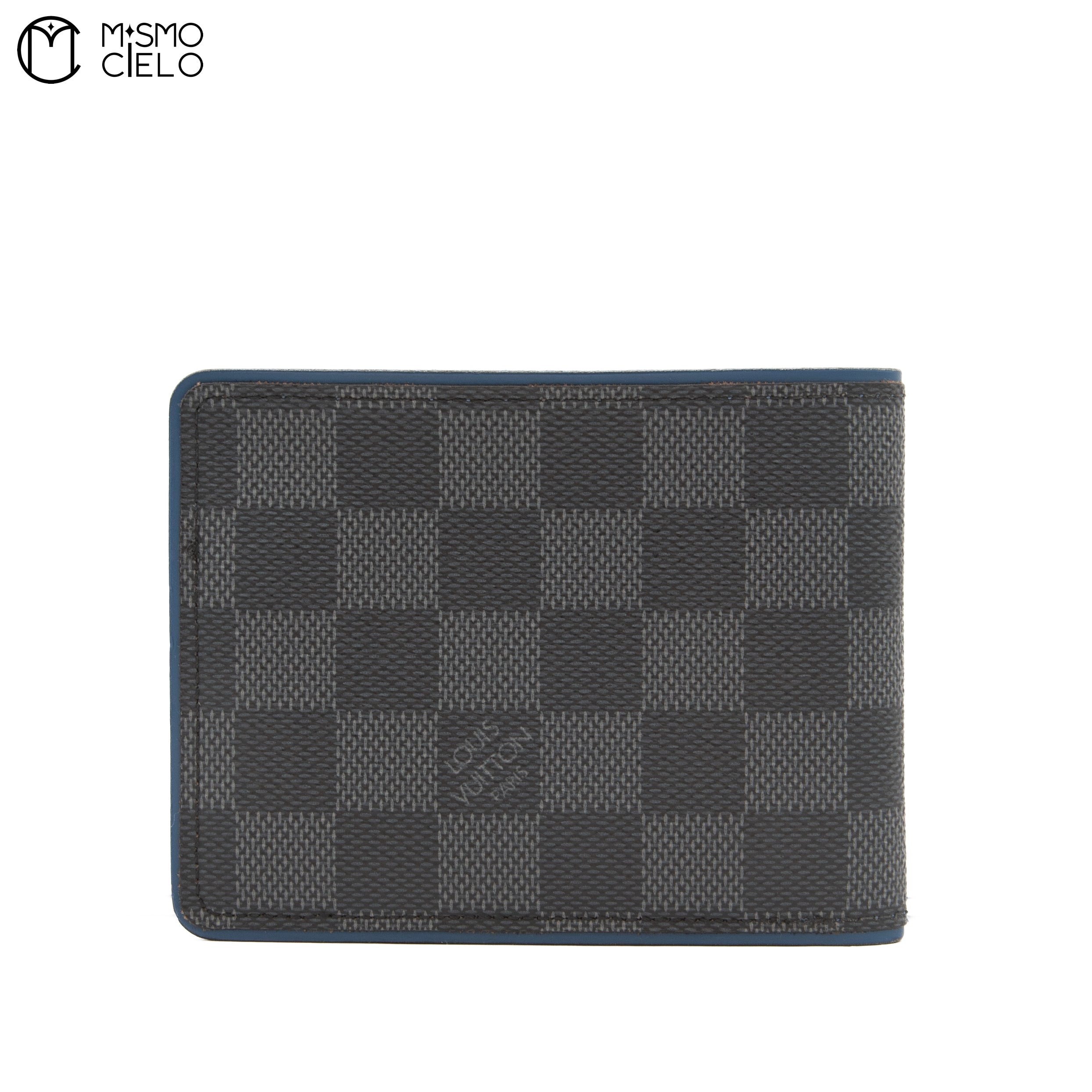 Blue and Black Portefeuille Check