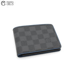 Blue and Black Portefeuille Check