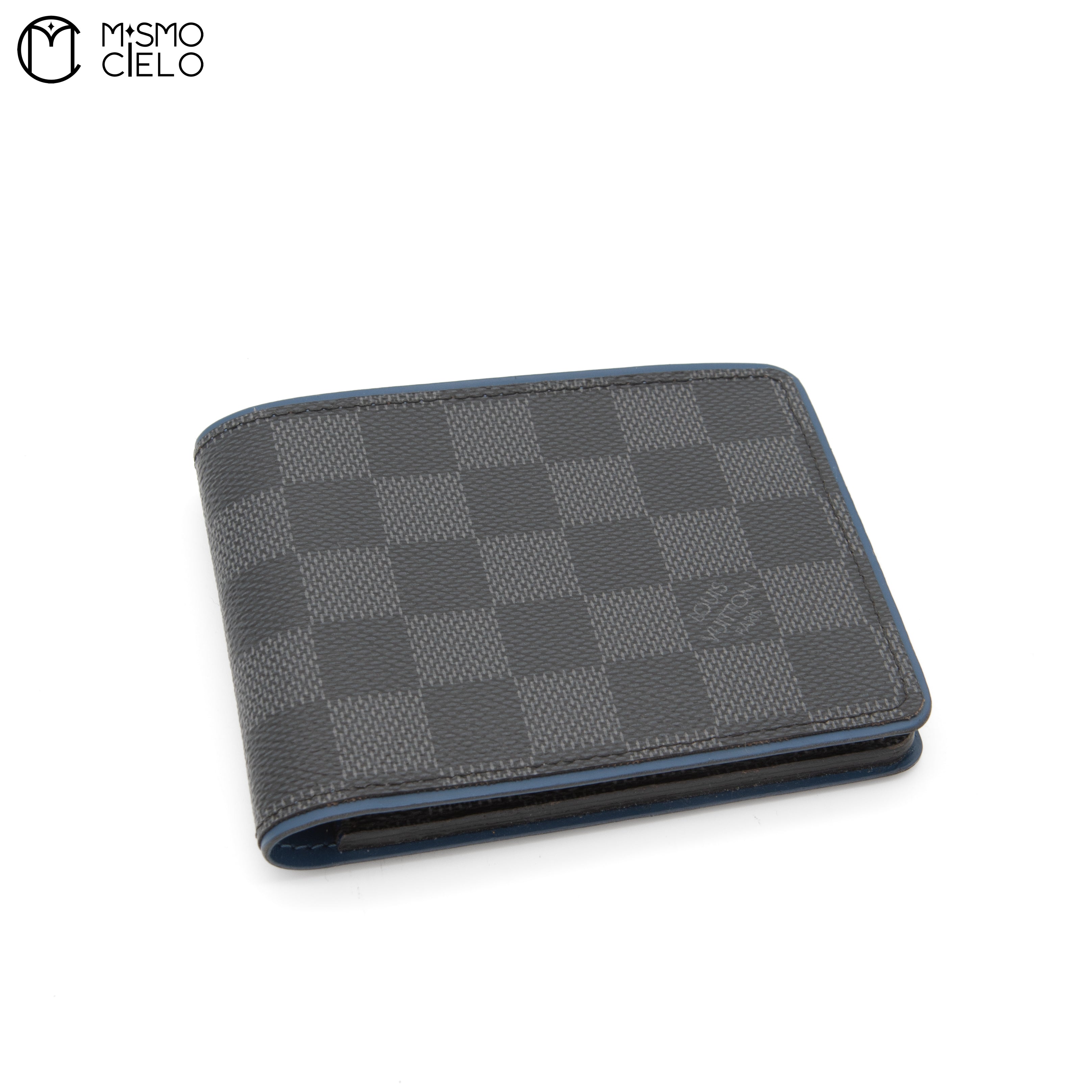 Blue and Black Portefeuille Check