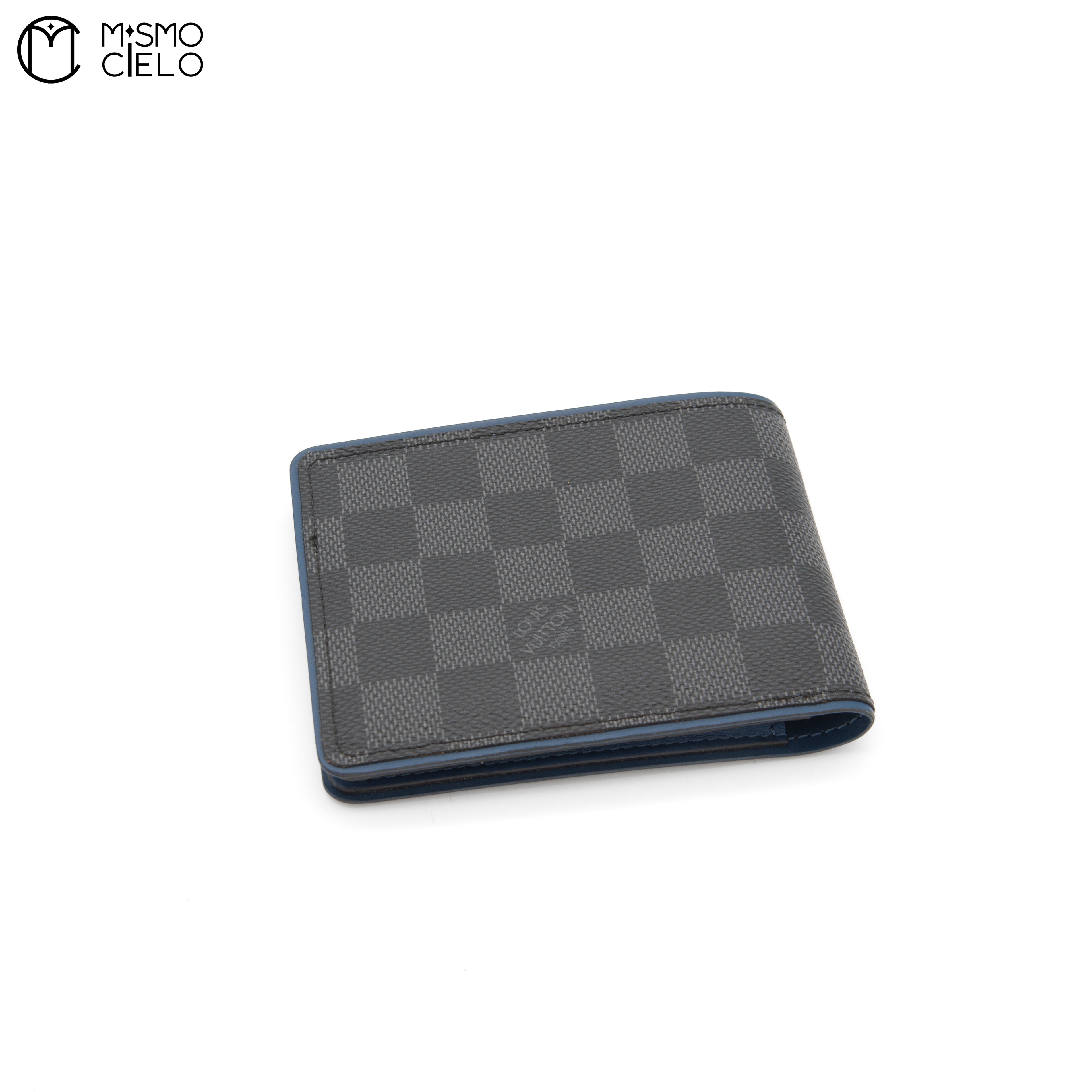 Blue and Black Portefeuille Check