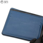 Blue and Black Portefeuille Check