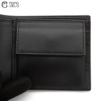 Black Guccissima Compact Folding Wallet