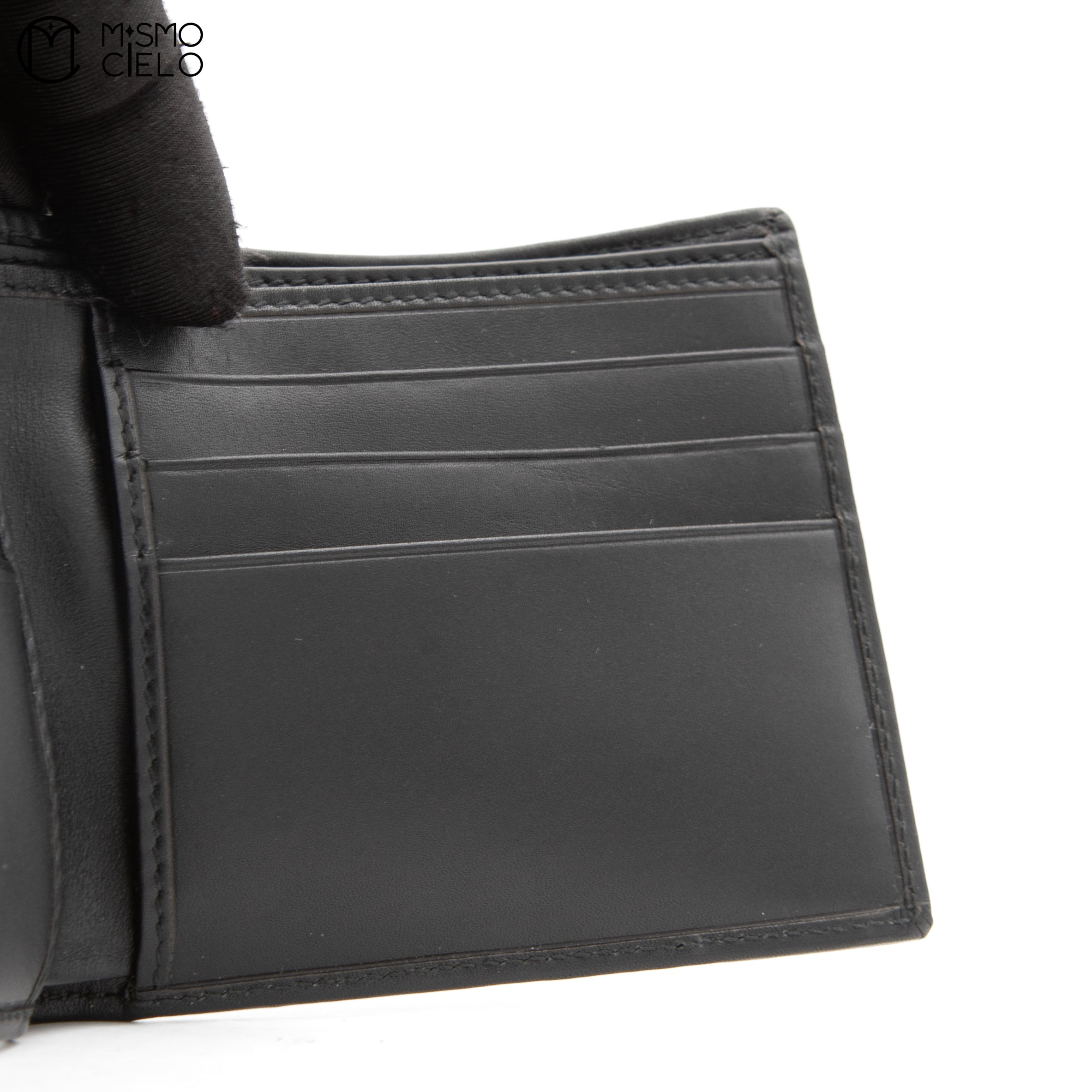 Black Bi-fold Canvas Wallet