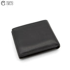 YVES SAINT LAURENT Black Bi-fold Wallet with Gold Logo *