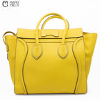 CELINE Yellow Mini Luggage Handbags