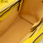CELINE Yellow Mini Luggage Handbags