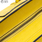 CELINE Yellow Mini Luggage Handbags