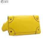CELINE Yellow Mini Luggage Handbags