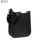 HERMES Black Evelyn TPM Taurillon Shoulder Bag *