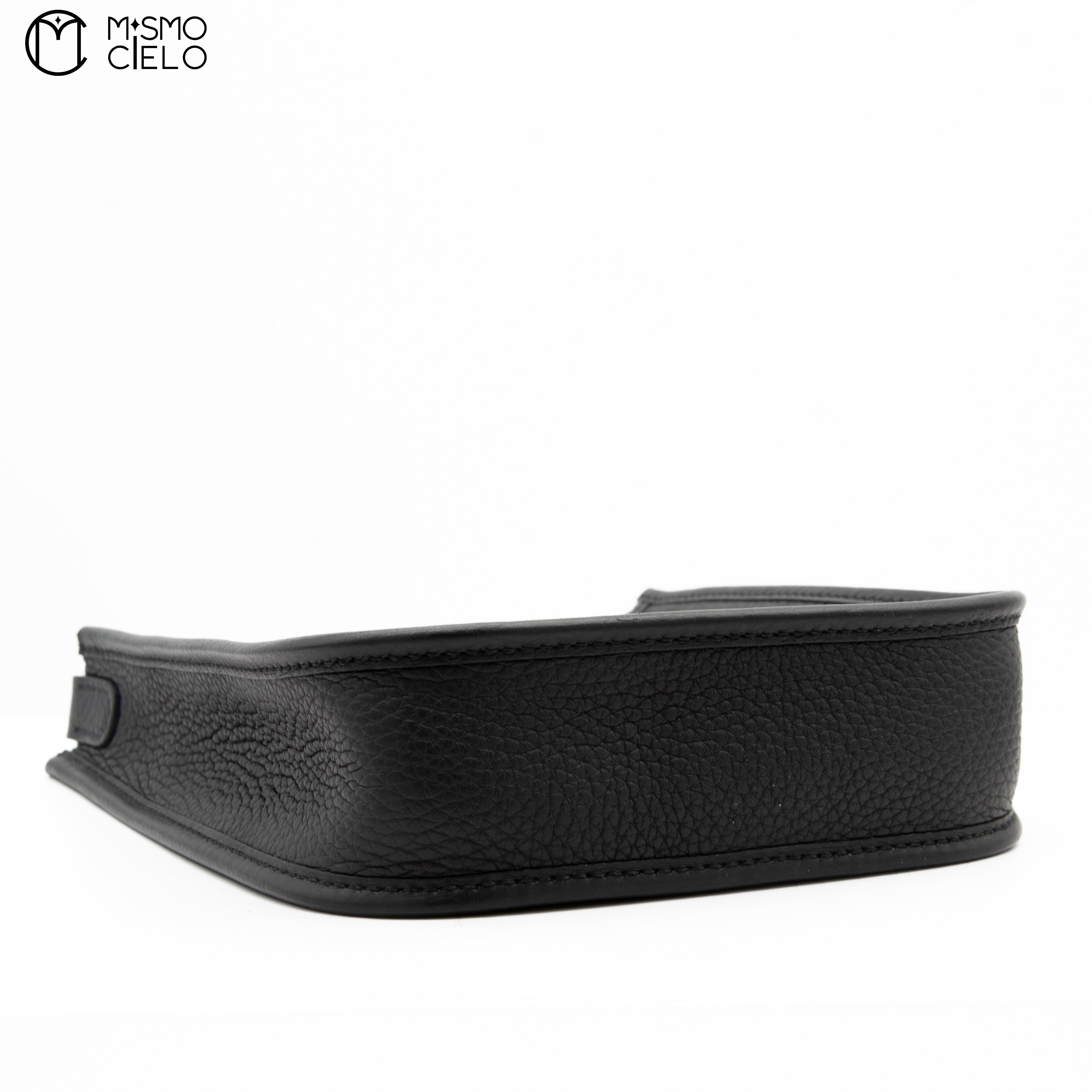 HERMES Black Evelyn TPM Taurillon Shoulder Bag *