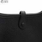 HERMES Black Evelyn TPM Taurillon Shoulder Bag *