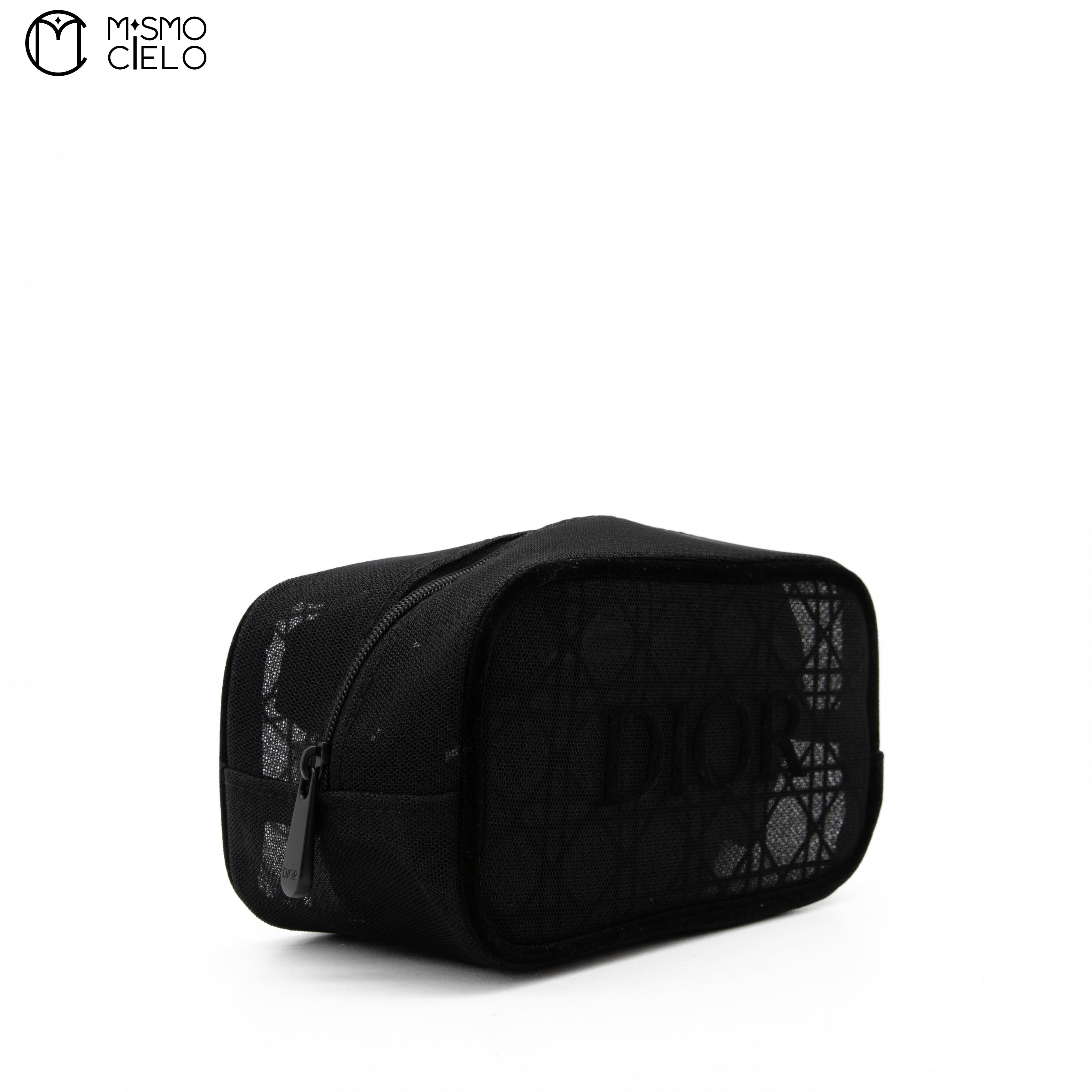 CHRISTIAN DIOR Black Mesh Cosmetic Pouch *